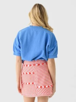 Hunter Bell Women's Graphic Sweatshirt -ST.BERNARD Clothing 25SPT14TurBluxTURKISHBLUExAlt3 155005881