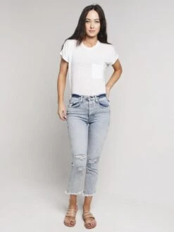 McGuire High Rise Cropped Valletta Jean -ST.BERNARD Clothing 28246743 elsaalt1