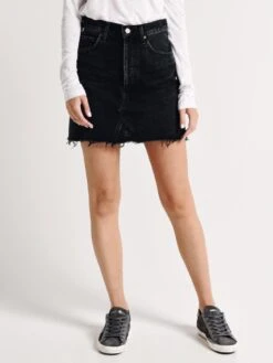 Citizens Of Humanity Women's Astrid Mini Skir -ST.BERNARD Clothing 3142 830 darkwave washedblk alt2