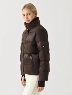 Bogner Women's Naja Down Ski Jacket -ST.BERNARD Clothing 3172 9122x874BLACKCOFFEExAlt2 147737827