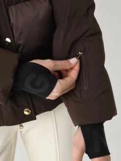 Bogner Women's Naja Down Ski Jacket -ST.BERNARD Clothing 3172 9122x874BLACKCOFFEExAlt4 147737831