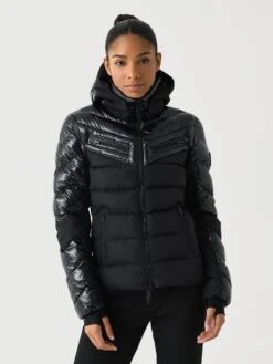 BOGNER FIRE+ICE Bogner Fire + Ice Women's Farina Ski Jacket -ST.BERNARD Clothing 3458 9140x026BLACKxPrimary 143507785