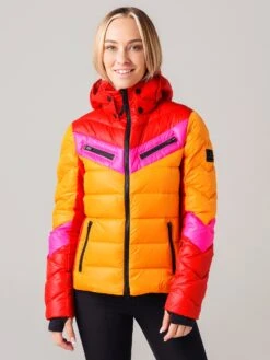BOGNER FIRE+ICE Bogner Fire + Ice Women's Farina-D Down Ski Jacket -ST.BERNARD Clothing 3467 4582xORANGEREDxPrimary 19941146