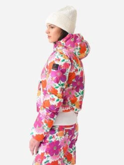 BOGNER FIRE+ICE Bogner Fire + Ice LoveShackFancy Women's Sella-D Jacket -ST.BERNARD Clothing 3478 x636MAGENTADISCOLIGHTxAlt3 85855235