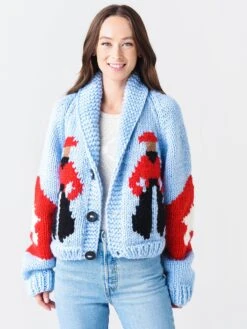 Gogo Women's Classic Short Cowboy Cardigan