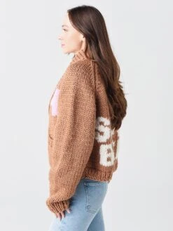 Gogo Women's Classic Short Snow Babe Cardigan -ST.BERNARD Clothing 3800 CSBCxBIRCHxAlt2 50781367