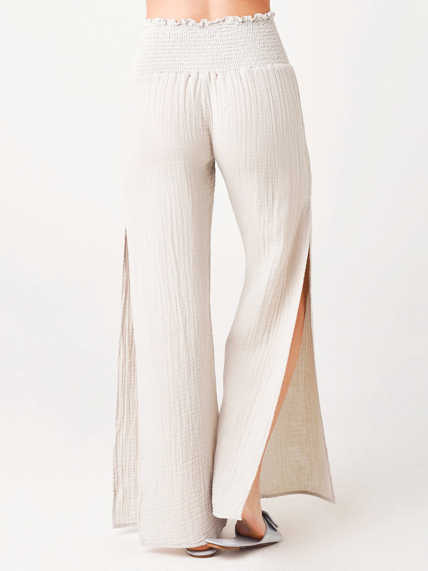 Stark X Women's Elastic Waist Side Slit Pant 4 Stark X Women's Elastic Waist Side Slit Pant - Image 4