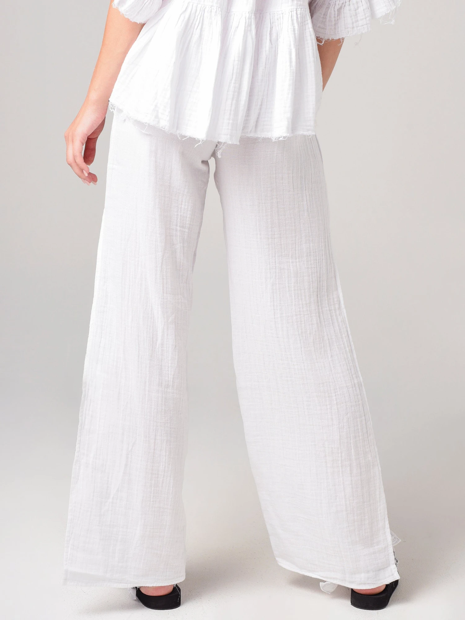 Stark X Women's Elastic Waist Side Slit Pant 9 Stark X Women's Elastic Waist Side Slit Pant - Image 9