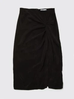 Stateside Women's Cupro Twist Skirt