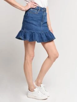 The Fifth Label Frequency Skirt 7 The Fifth Label Frequency Skirt -ST.BERNARD Clothing 40180622 classicbluealt1