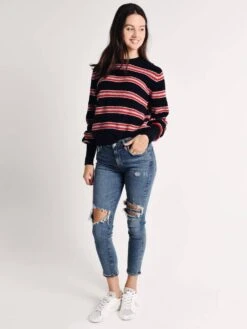 The Fifth Label Defense Stripe Knit -ST.BERNARD Clothing 40180807 5 navywredalt1