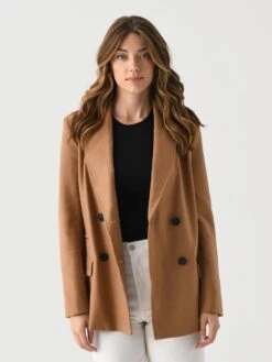 Vanessa Bruno Women's Damarys Jacket -ST.BERNARD Clothing 4HVA31 V02710xCARAMELxAlt4 145067037