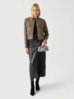 Vanessa Bruno Women's Deana Jacket 11 Vanessa Bruno Women's Deana Jacket -ST.BERNARD Clothing 4HVA64 V02712xCAMELxAlt5 144299673