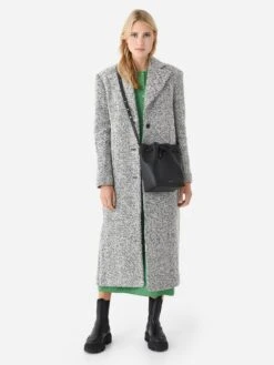 Remain Women's Herringbone Boxy Coat