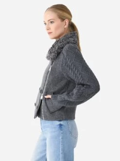 Simkhai Women's Giovana Jacket -ST.BERNARD Clothing 523 6037 WxCHARCOALxAlt3 110295469