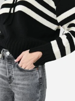 Ciao Lucia Women's Tiago Hoodie -ST.BERNARD Clothing 70047064BLKxBLACKxAlt4 117506328