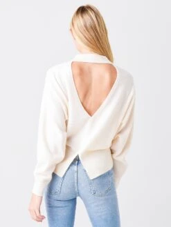 ALC Women's Sierra Sweater 7 ALC Women's Sierra Sweater -ST.BERNARD Clothing 7SWPO00701xCHIFFONxAlt3 46220107