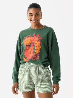 Mother Women's The Drop Square Sweatshirt -ST.BERNARD Clothing 8227 760xGOOUTSIDExPrimary 137011113