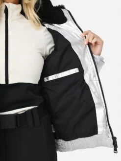 Head Sportswear Women's Legacy Leather Jacket -ST.BERNARD Clothing 824533xSILVERxAlt4 114029284