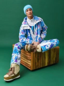 BOGNER FIRE+ICE Bogner Fire + Ice X LoveShackFancy Women's Ninetta Fleece Jacket -ST.BERNARD Clothing 8466x344RAINDANCExAlt1 84857534