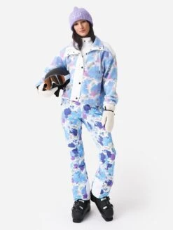 BOGNER FIRE+ICE Bogner Fire + Ice X LoveShackFancy Women's Ninetta Fleece Jacket -ST.BERNARD Clothing 8466x344RAINDANCExAlt2 87775656