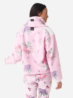 BOGNER FIRE+ICE Bogner Fire + Ice X LoveShackFancy Women's Ninetta Fleece Jacket -ST.BERNARD Clothing 8466x65ROSEMARYMUAVExAlt4 87774386