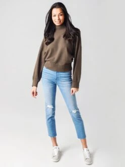 Rails Women's Blair Pullover Sweater -ST.BERNARD Clothing 854A 360A 539xOLIVExAlt3 21860214