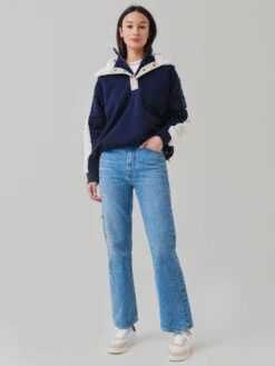 Bogner Women's Hedy Sweatshirt -ST.BERNARD Clothing 8610xNAVYxAlt2 57427516