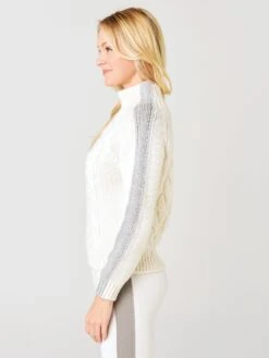 Frauenschuh Women's Sara Cable Knit Sweater -ST.BERNARD Clothing 886543xCLOUDxAlt2 3345506