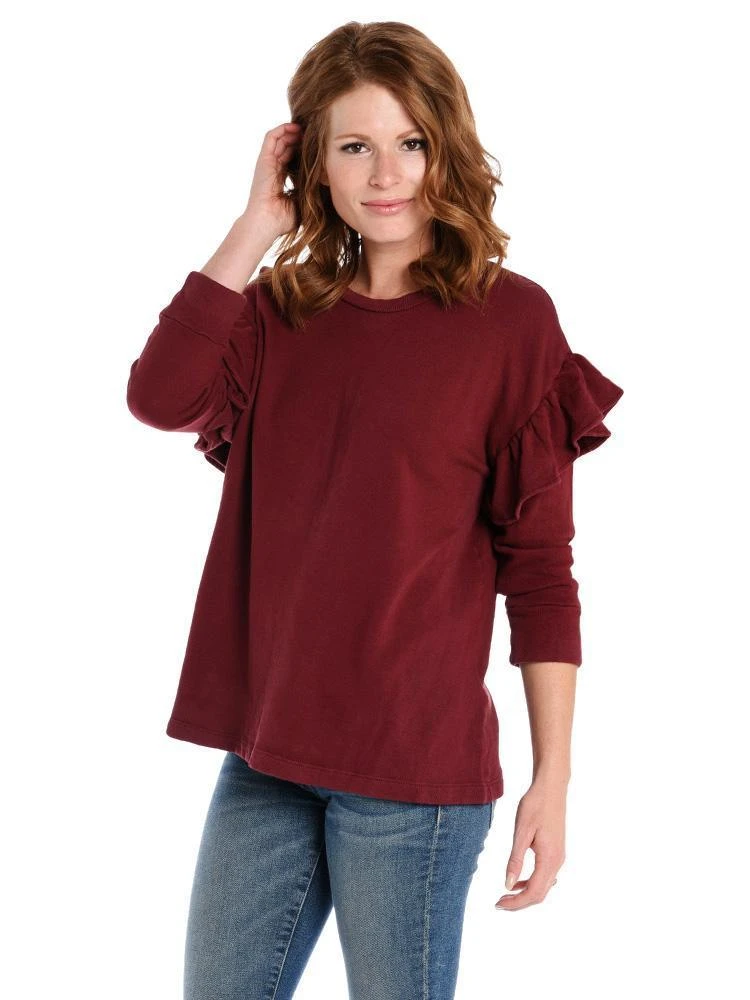 Current Elliot The Ruffle Sweatshirt 1 Current Elliot The Ruffle Sweatshirt
