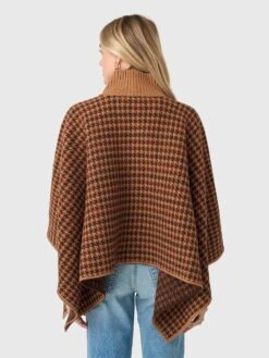 Cara Cara Women's Pagoda Cape -ST.BERNARD Clothing 9368xMULTICAMELCHECKxAlt2 174762483