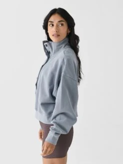 Citizens Of Humanity Women's Mirelle Funnel Neck Pullover 7 Citizens Of Humanity Women's Mirelle Funnel Neck Pullover -ST.BERNARD Clothing 9415B 3057xBLUEGREYxAlt2 162950400