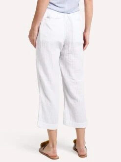 Dylan Gauze Crop Pant -ST.BERNARD Clothing 95w75n42 whitealt2