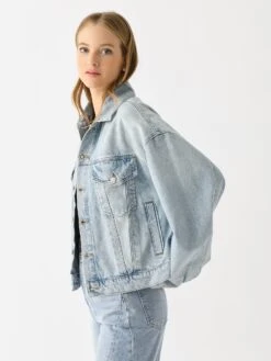 Agolde Women's Dalton Balloon Denim Jacket -ST.BERNARD Clothing A5043 1254xSOULxAlt2 137638204
