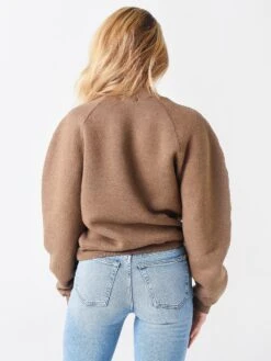 Agolde Women's Tarron Mock Neck Sweatshirt -ST.BERNARD Clothing A7110xTOFFEEHEATHERxAlt3 51566454