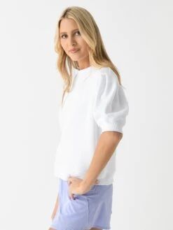 Addison Bay Women's Cedar Pullover -ST.BERNARD Clothing ABT057xWHITExAlt2 127242473