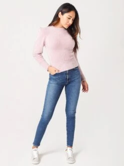 ASTR Women's Caroline Sweater -ST.BERNARD Clothing ACT16247BxPINKLILACxAlt3 22354690