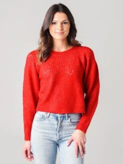 BB Dakota Women's Turn Knit Up Sweater