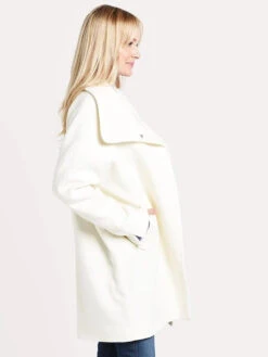 Herno Women's Woven Coat -ST.BERNARD Clothing CA0334DxNATURALxAlt2 108494438