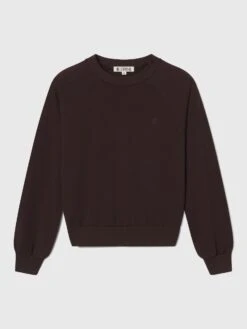 Eterne Women's Shrunken Raglan Sweatshirt -ST.BERNARD Clothing CB045 37xESPRESSOxPrimary 168290190