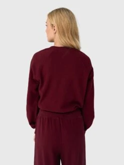 Eterne Women's Shrunken Raglan Sweatshirt -ST.BERNARD Clothing CB045 37xOXBLOODxAlt3 170704526