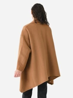 Brochu Walker Women's The Wolsey Wrap Coat -ST.BERNARD Clothing DFW4091xCAMELMELANGExAlt3 108411094