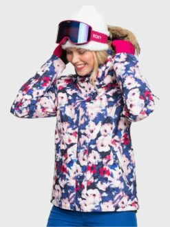 Roxy Women's Jet Ski Snow Jacket 7 Roxy Women's Jet Ski Snow Jacket -ST.BERNARD Clothing ERJTJ03265xMAZARINEBLUEMINDJINGLExPrimary 15873964 cc863dd6 ede7 4395 b198 54b07ebb76a4