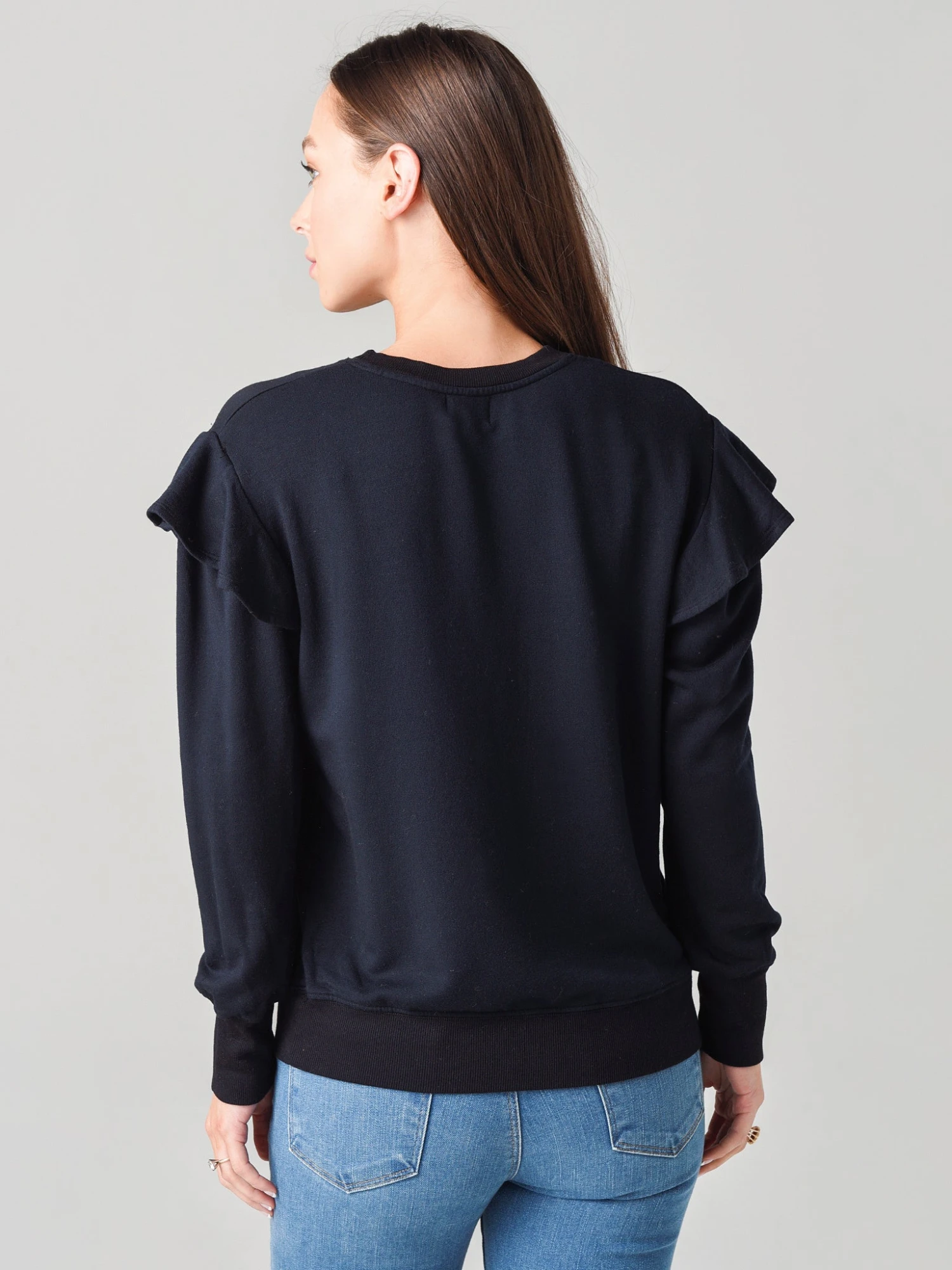 Sundry Ruffle Sweatshirt 3 Sundry Ruffle Sweatshirt - Image 3