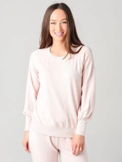 Sundry Puff Sleeve Raglan Sweatshirt