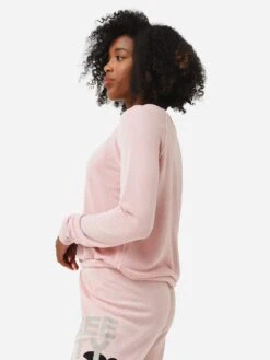 Free City Women's Superfluff Lux Vintagebath Raglan Top -ST.BERNARD Clothing FCTRAG091xPINKGRAPEFRUITxAlt2 78165351