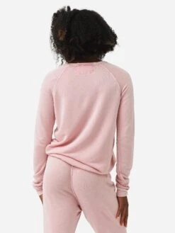 Free City Women's Superfluff Lux Vintagebath Raglan Top -ST.BERNARD Clothing FCTRAG091xPINKGRAPEFRUITxAlt3 78165352