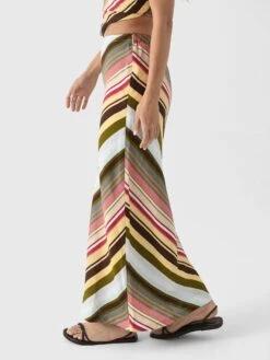 Faithfull The Brand Women's Elise Skirt -ST.BERNARD Clothing FF3633 MSMxMELEUSTRIPEMULTIxAlt2 159482031