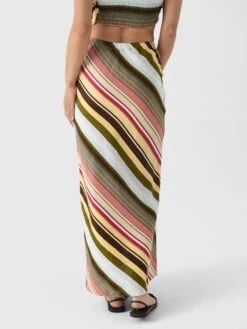 Faithfull The Brand Women's Elise Skirt -ST.BERNARD Clothing FF3633 MSMxMELEUSTRIPEMULTIxAlt3 159482032