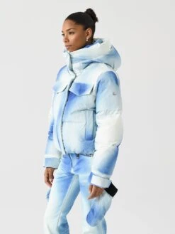 Goldbergh Women's Ciel Bleu Ski Jacket -ST.BERNARD Clothing GB01810244xDENIMPRINTxAlt2 143674787